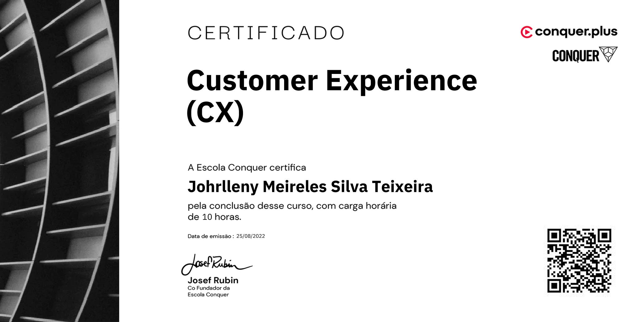 Certificado de Customer Experience (CX)