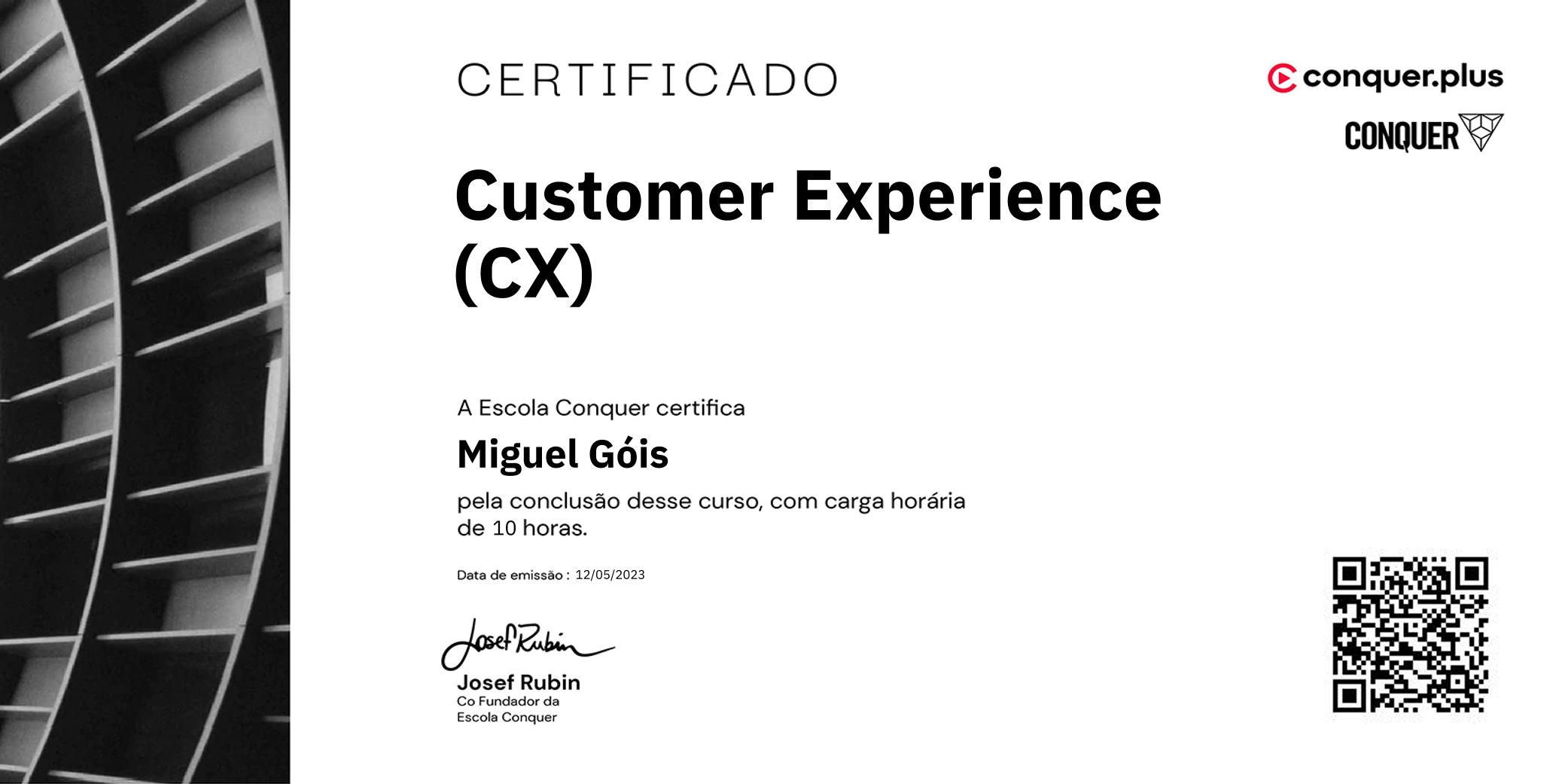 Certificado de Customer Experience (CX)
