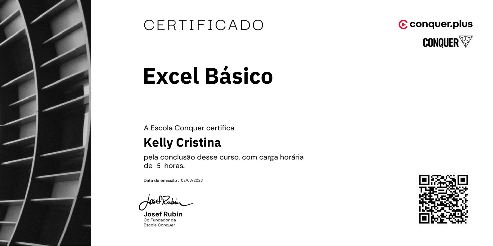 Certificado de Excel Básico