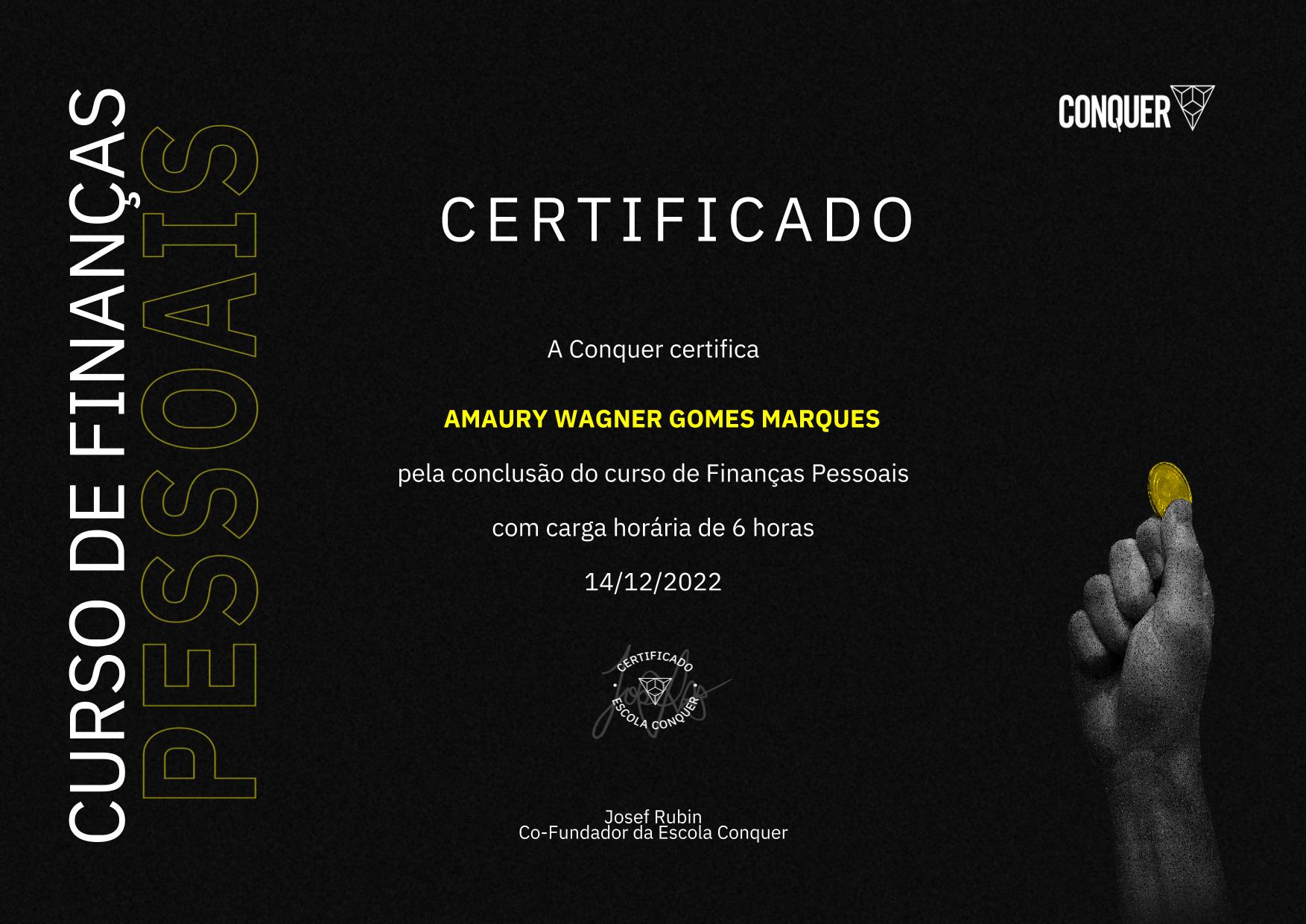 Certificado de Finanças Pessoais - Boticário