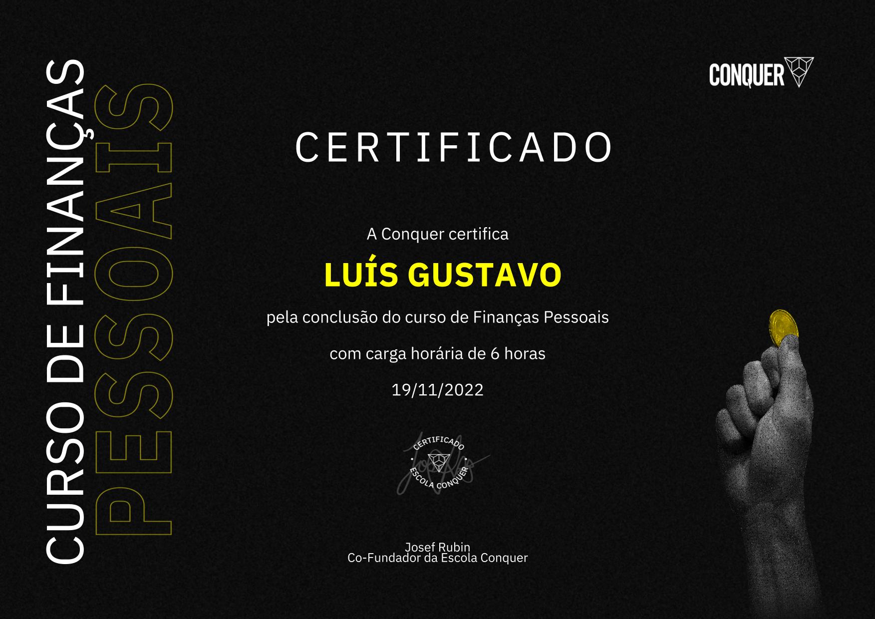 Certificado de Finanças Pessoais