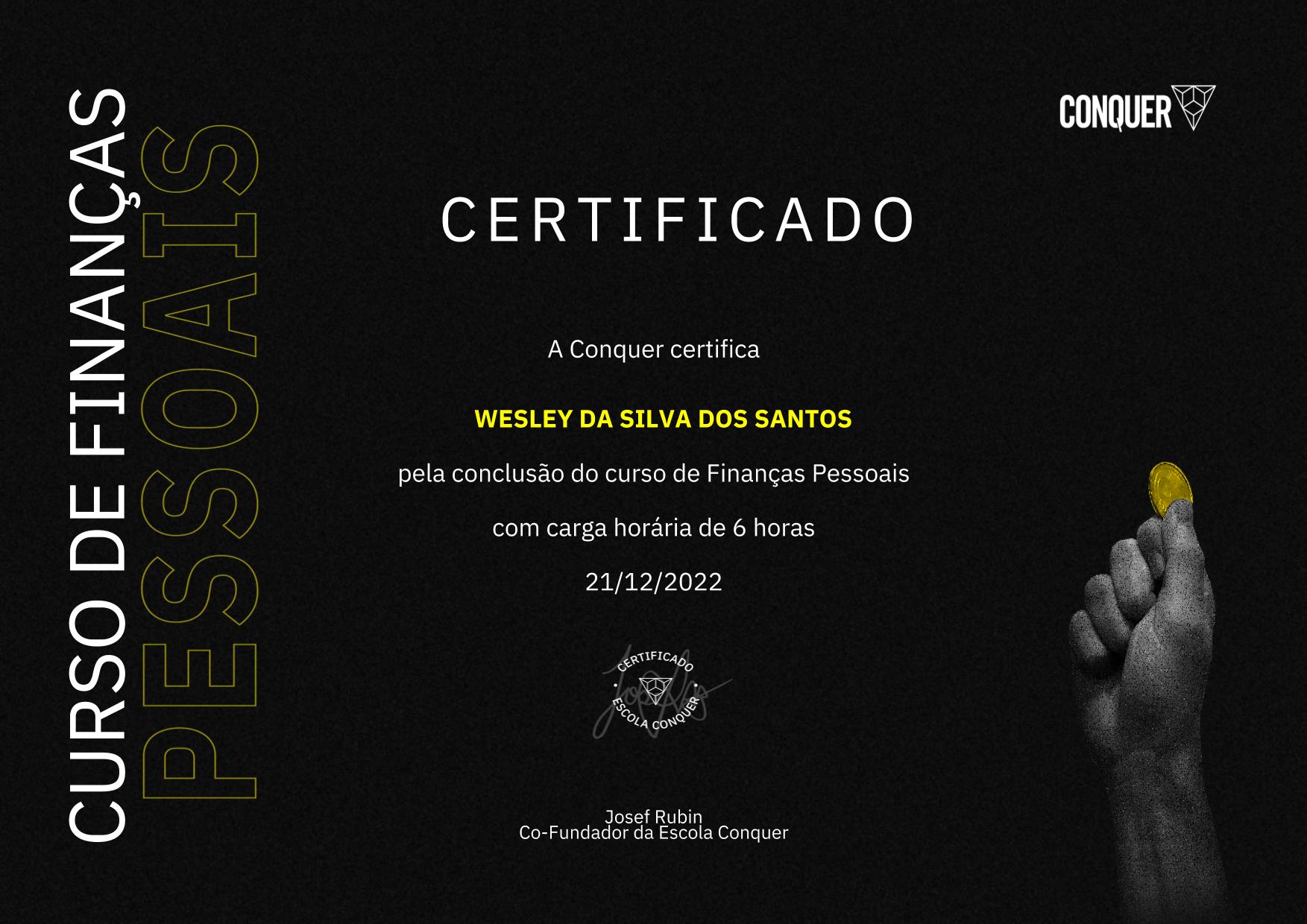 Certificado de Finanças Pessoais