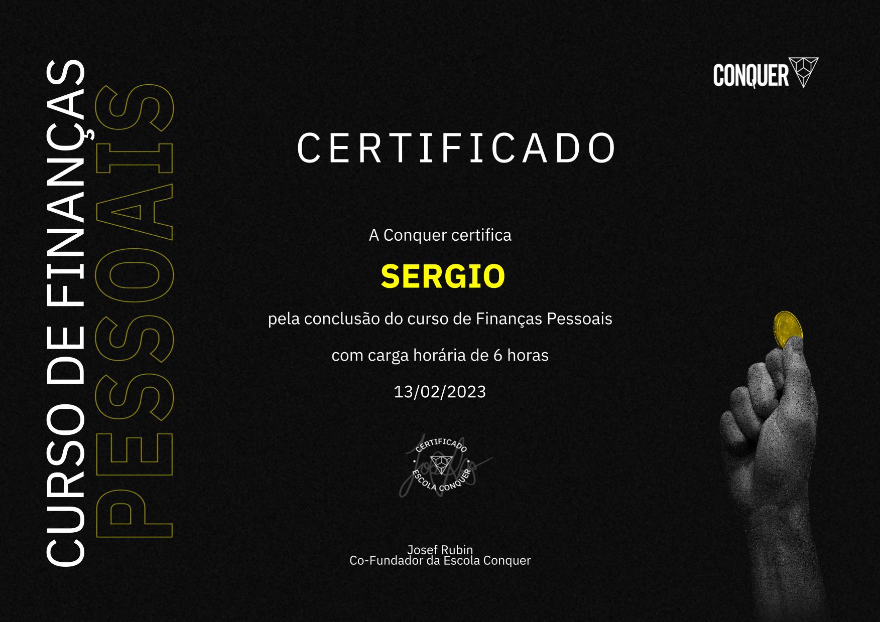 Certificado de Finanças Pessoais
