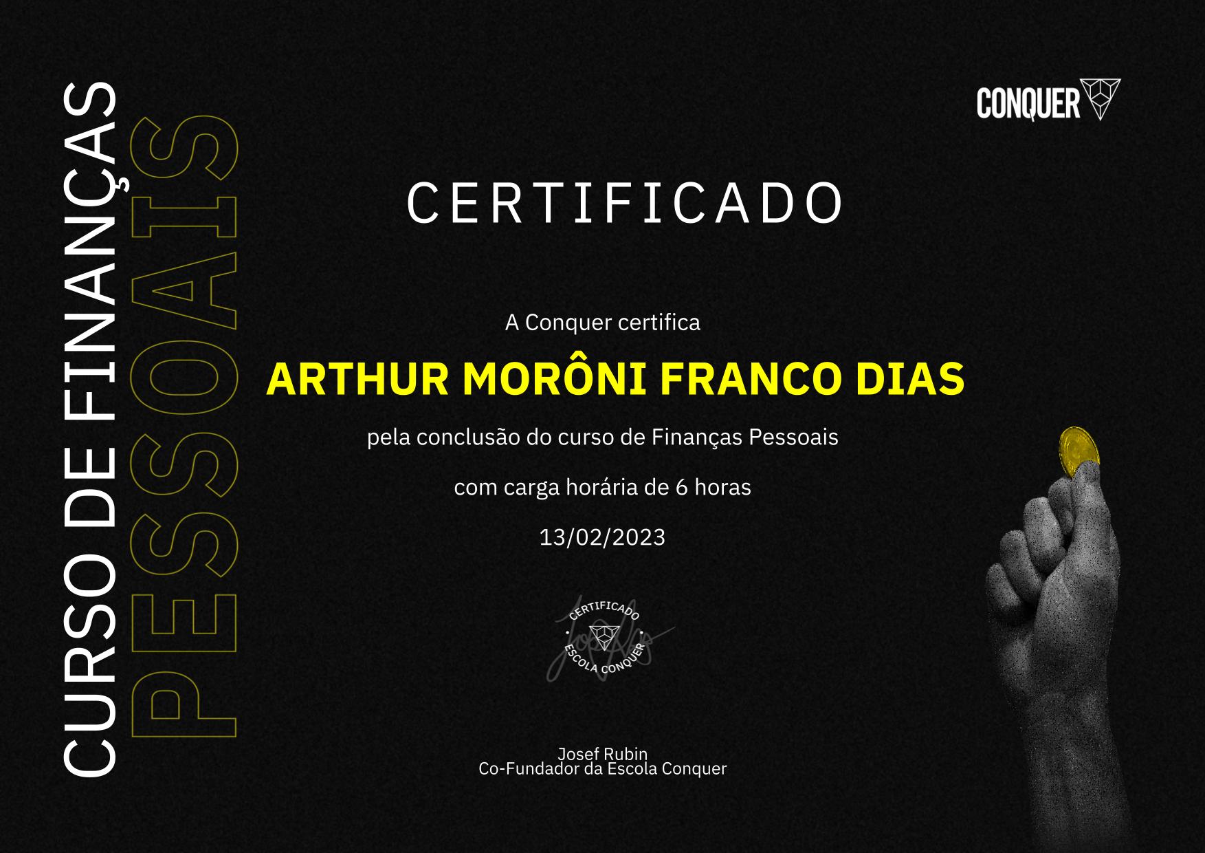 Certificado de Finanças Pessoais