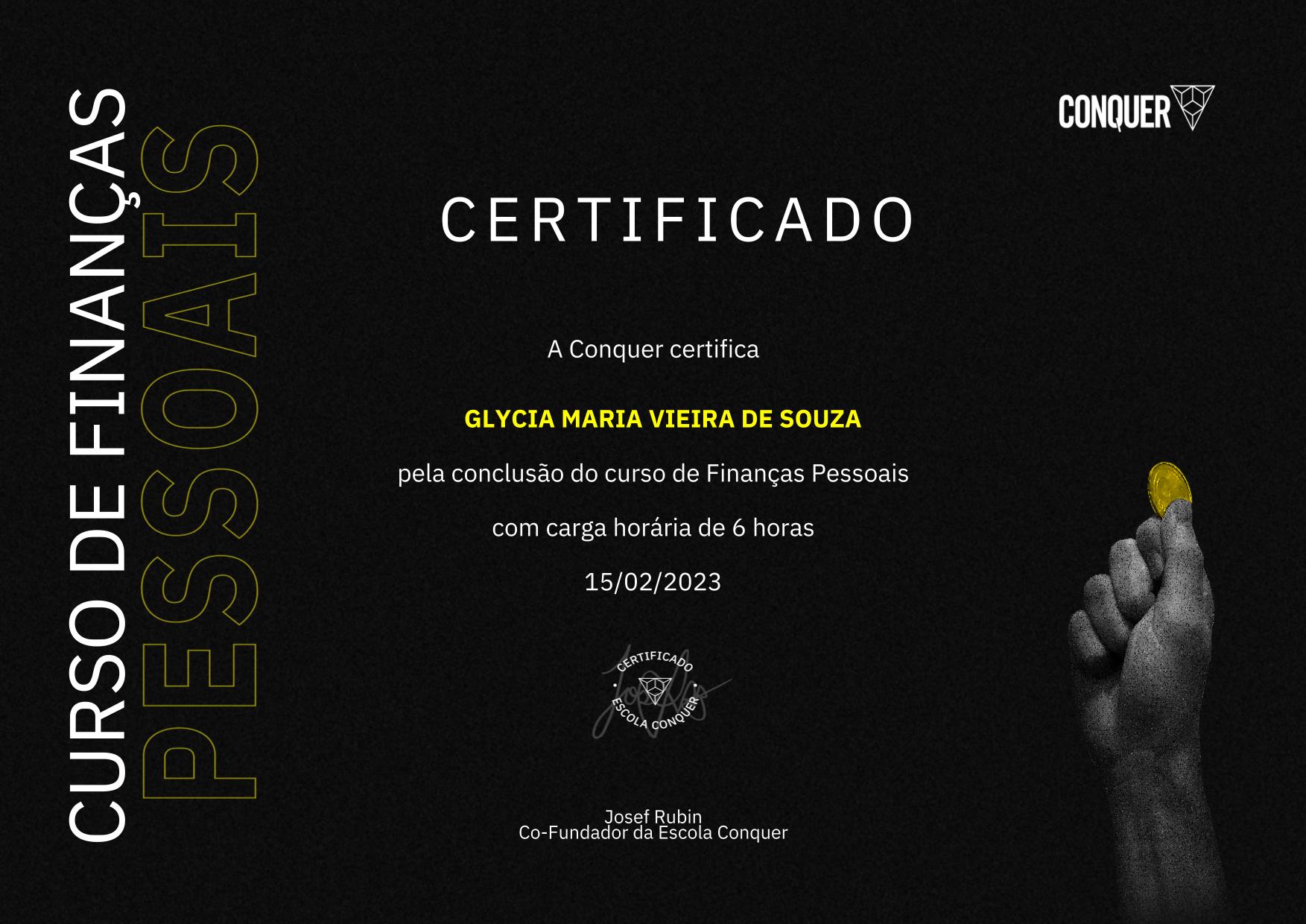 Certificado de Finanças Pessoais