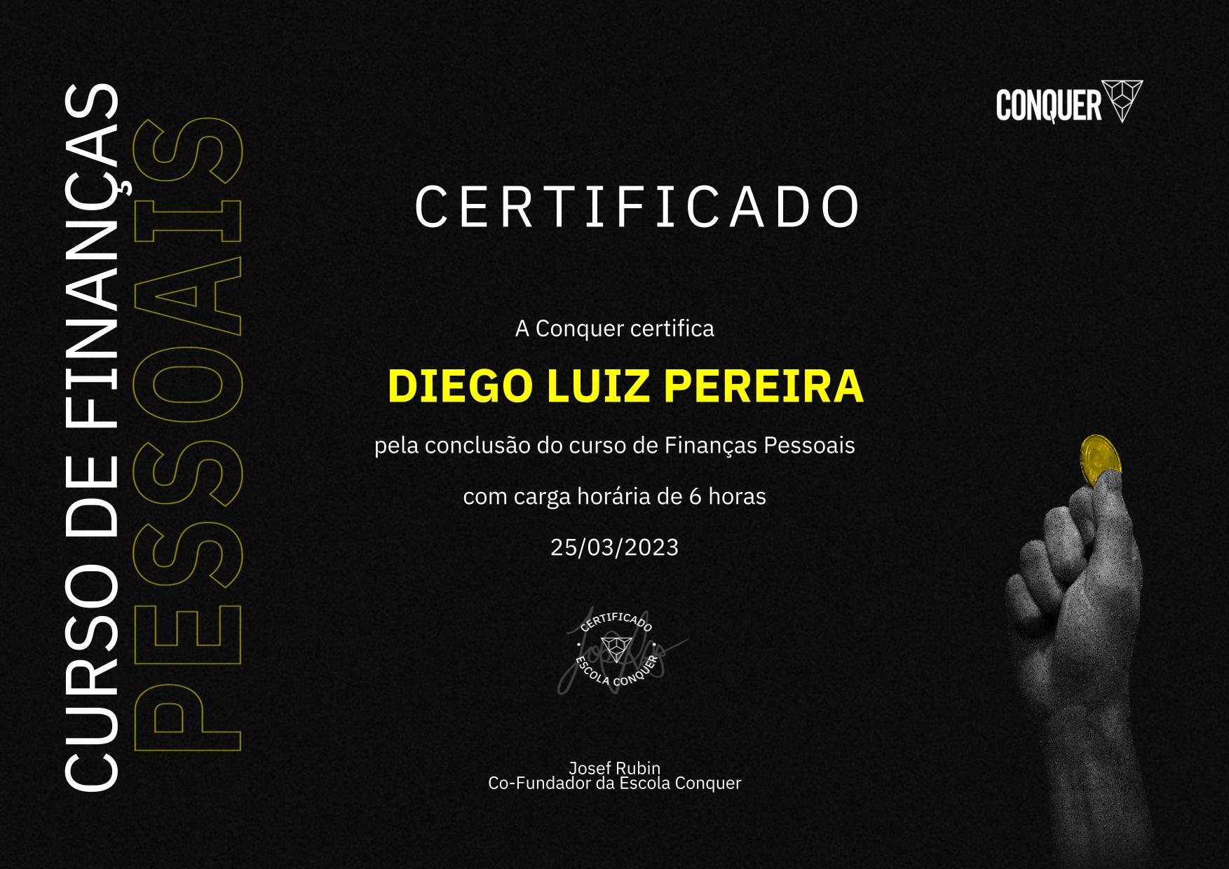 Certificado de Finanças Pessoais