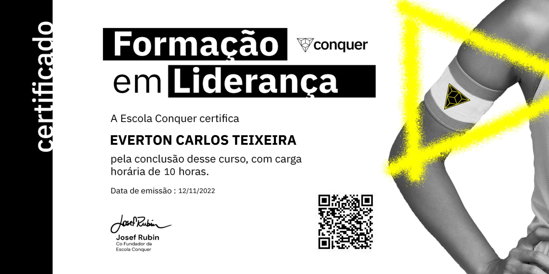 Certificado de Formando Campeões: Liderança F.C.