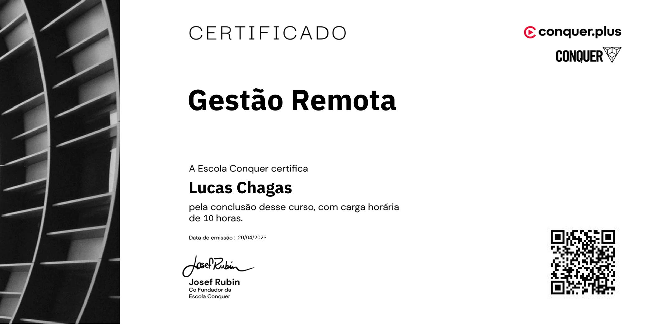 Certificado de Gestão Remota