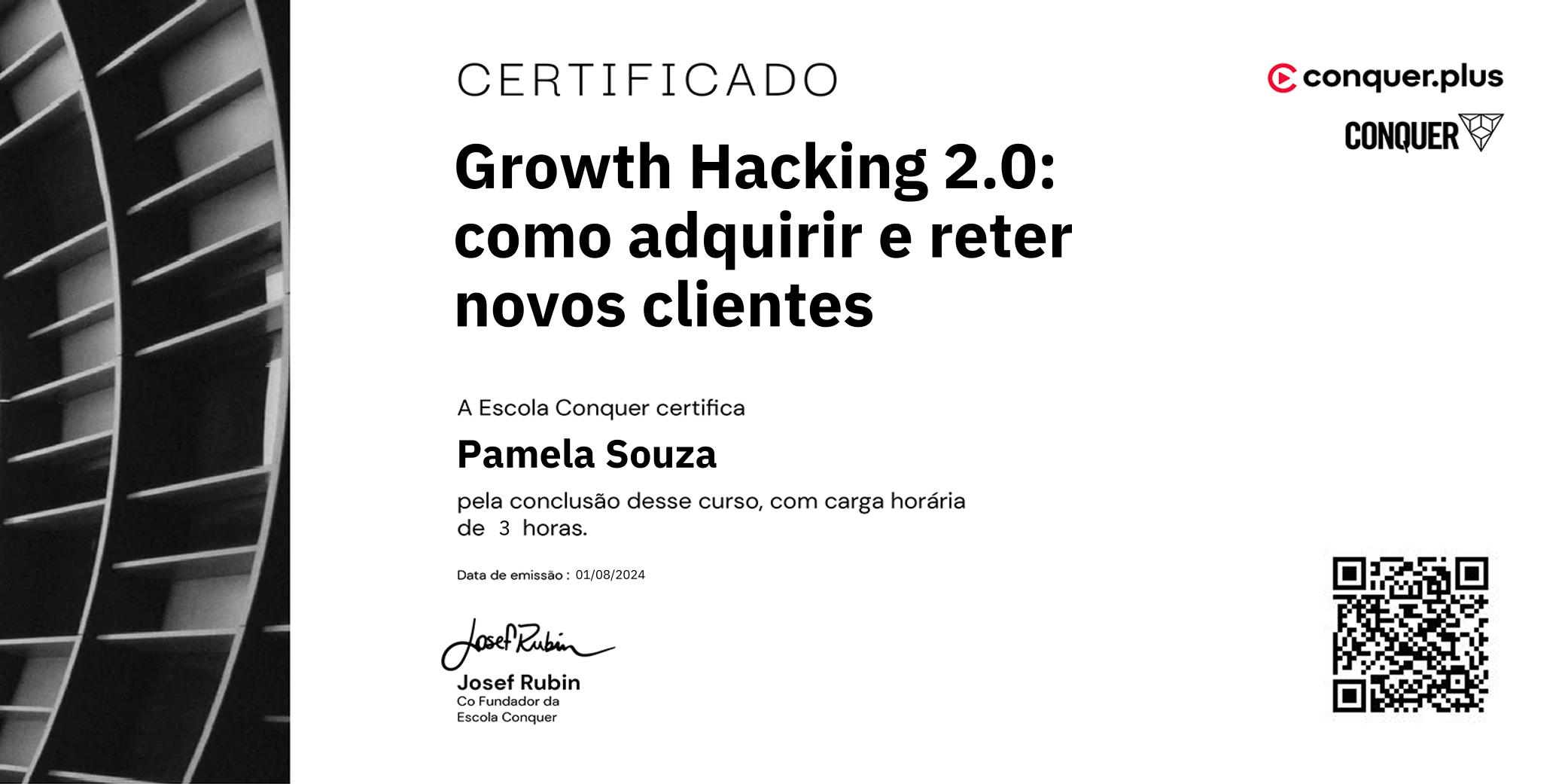 Certificado de Growth Hacking 2.0: como adquirir e reter novos clientes