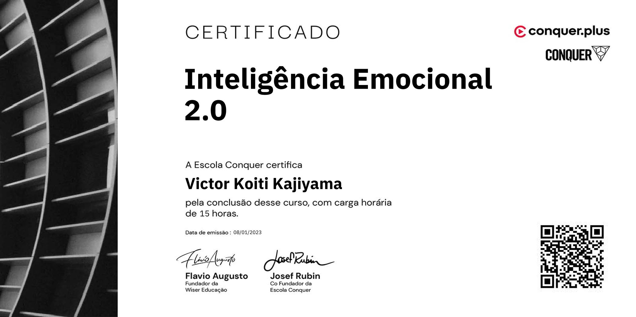 Certificado de Inteligência Emocional 2.0