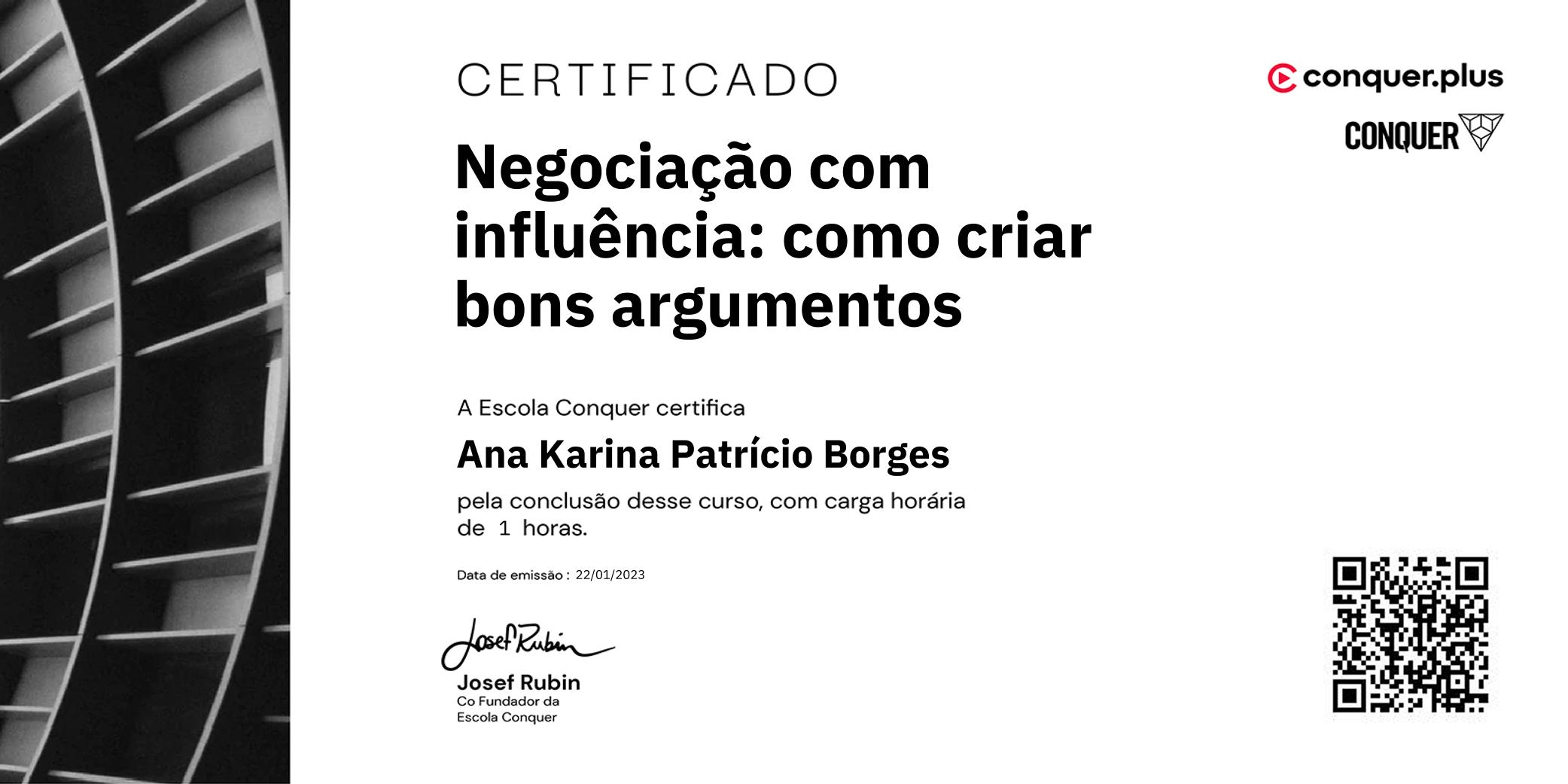 Certificado de Negociação com influência: como criar bons argumentos