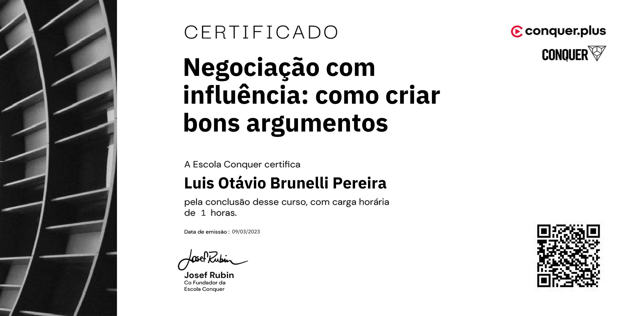 Certificado de Negociação com influência: como criar bons argumentos