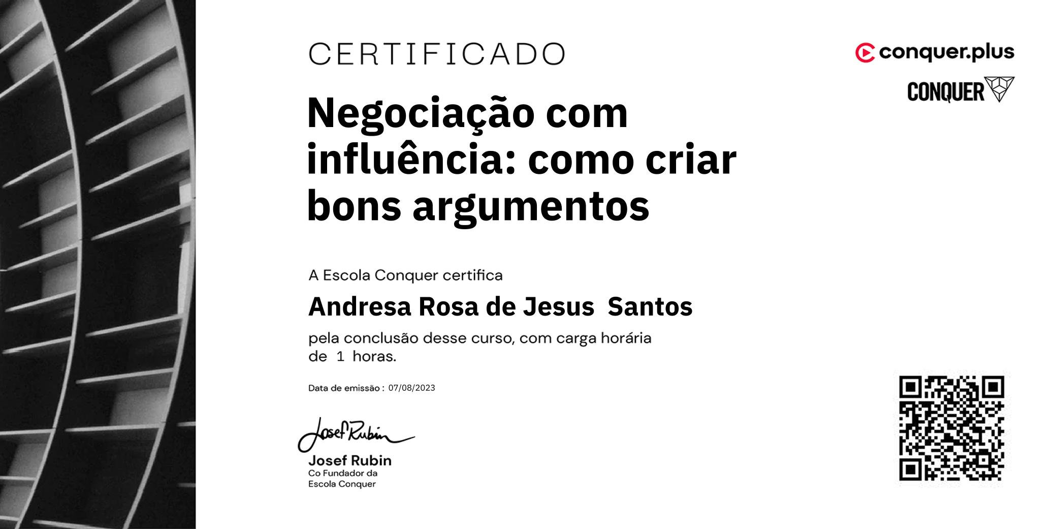 Certificado de Negociação com influência: como criar bons argumentos