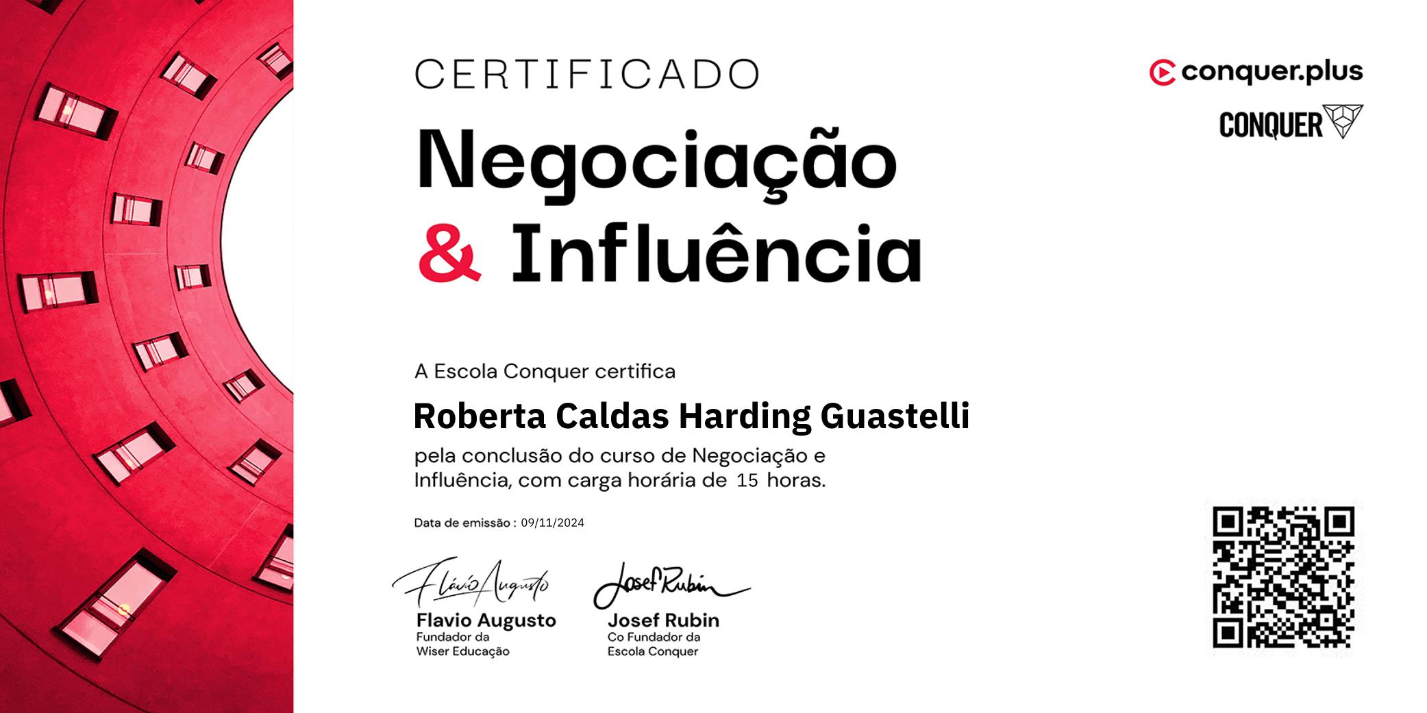 Certificado de Negociação e Influência