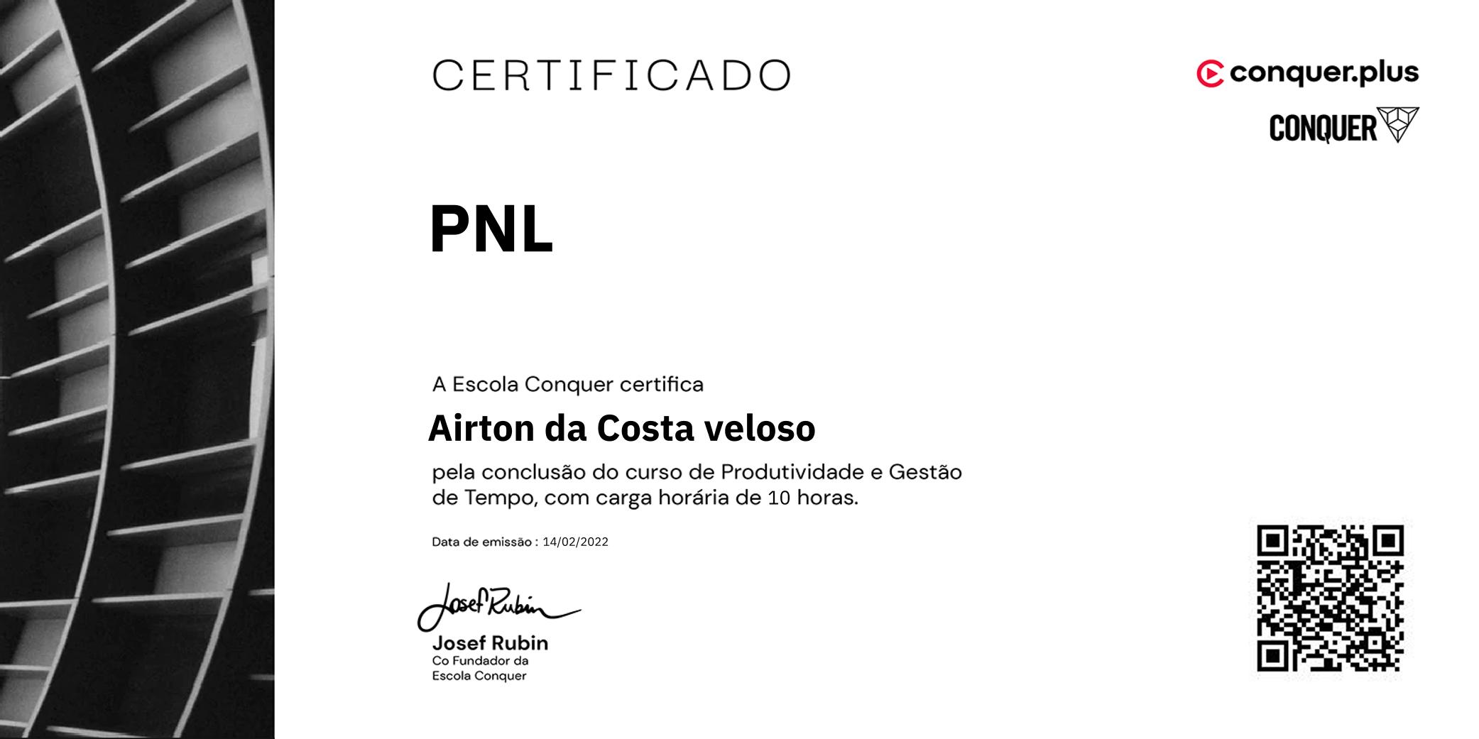 Certificado de PNL