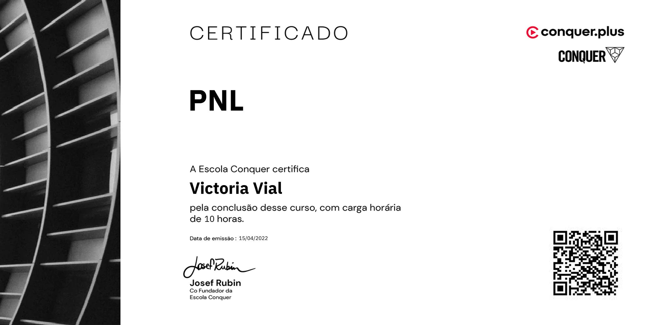 Certificado de PNL