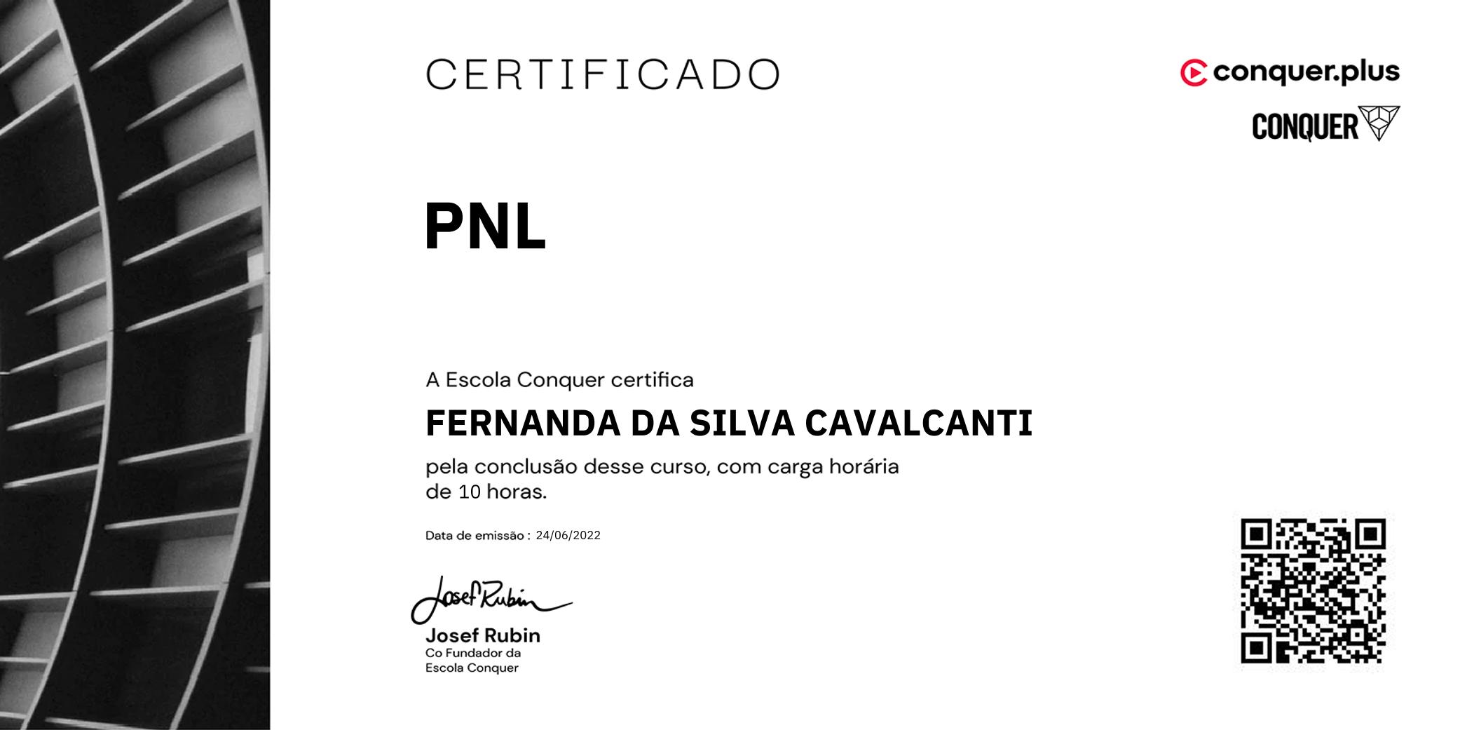 Certificado de PNL