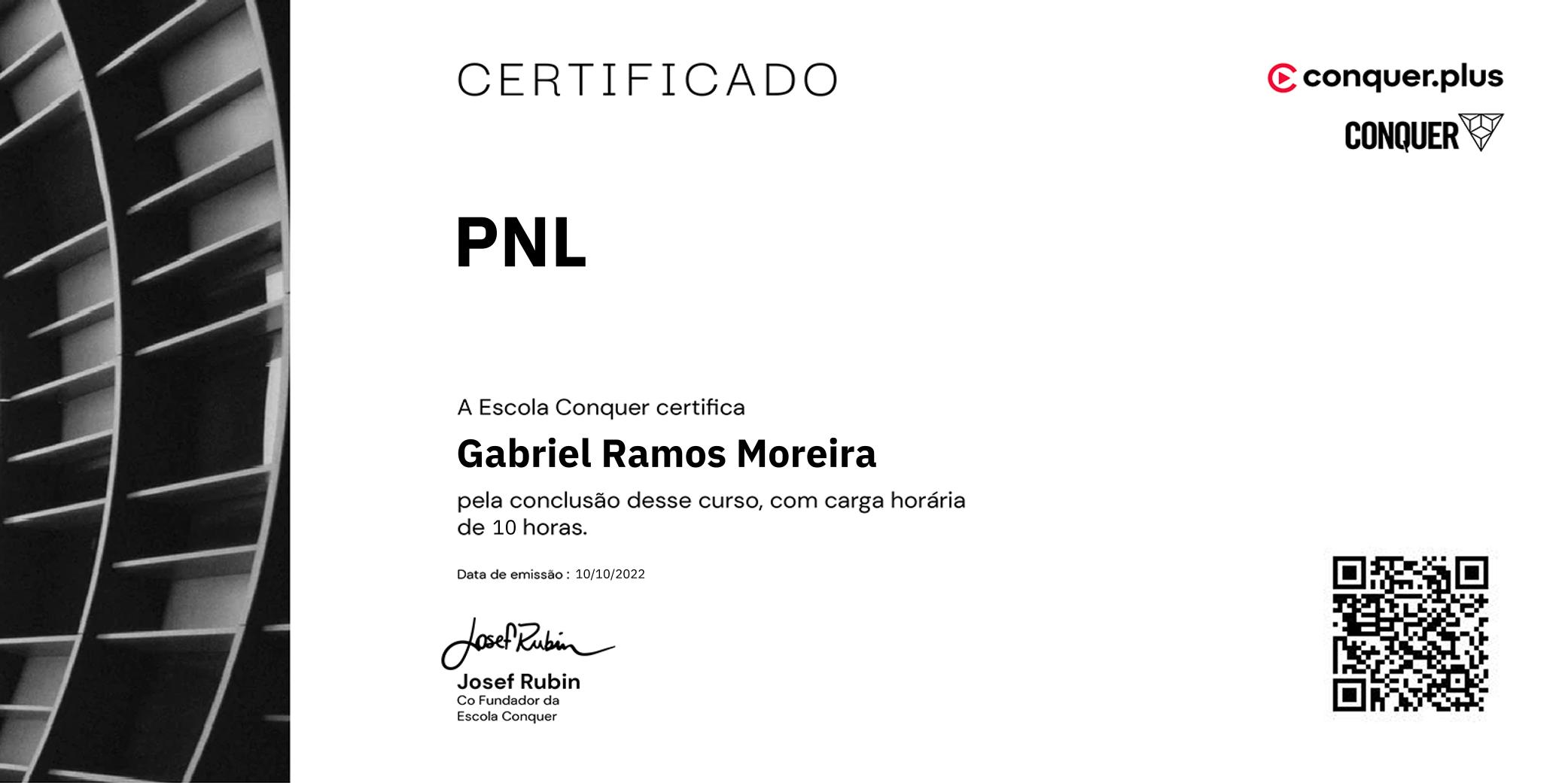Certificado de PNL