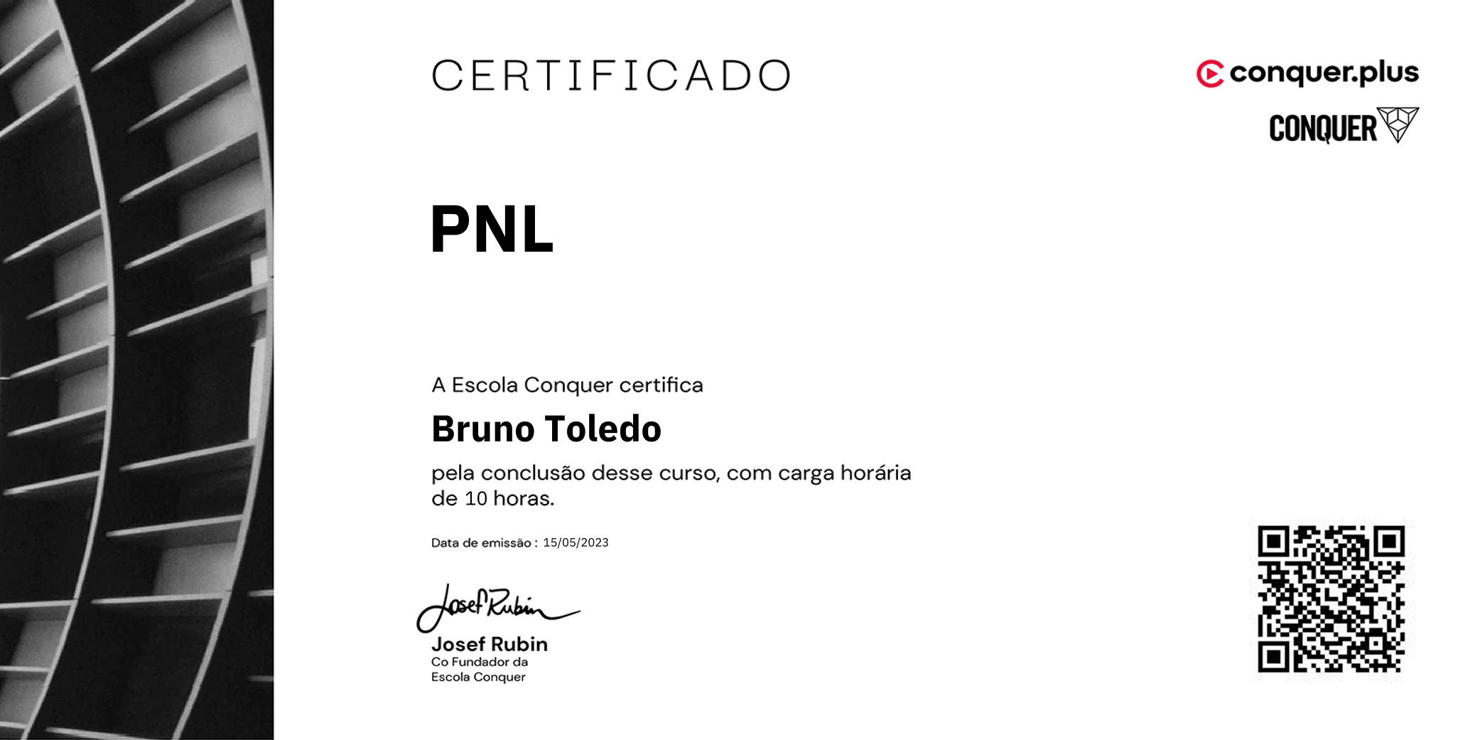 Certificado de PNL