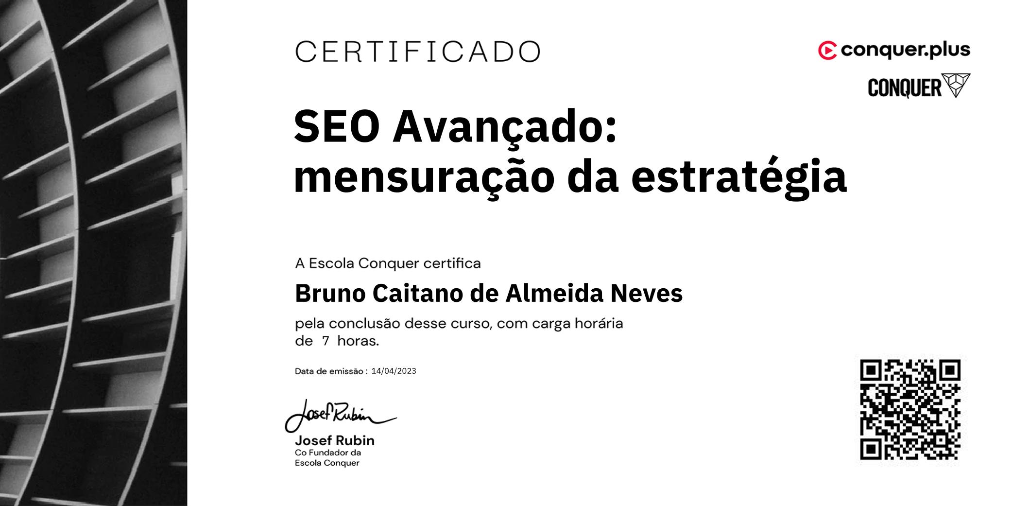 Certificado de SEO Avançado: mensuração da estratégia
