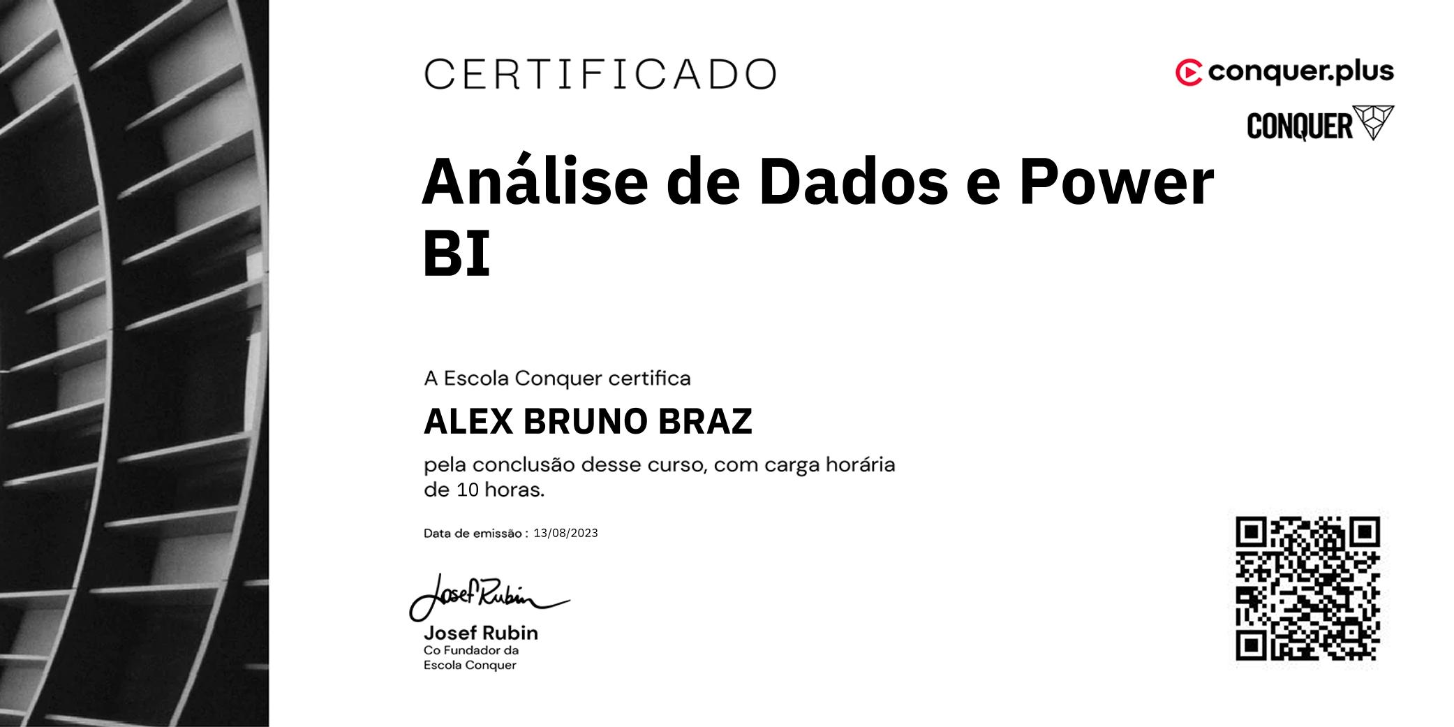 Certificado de Análise de Dados e Power BI