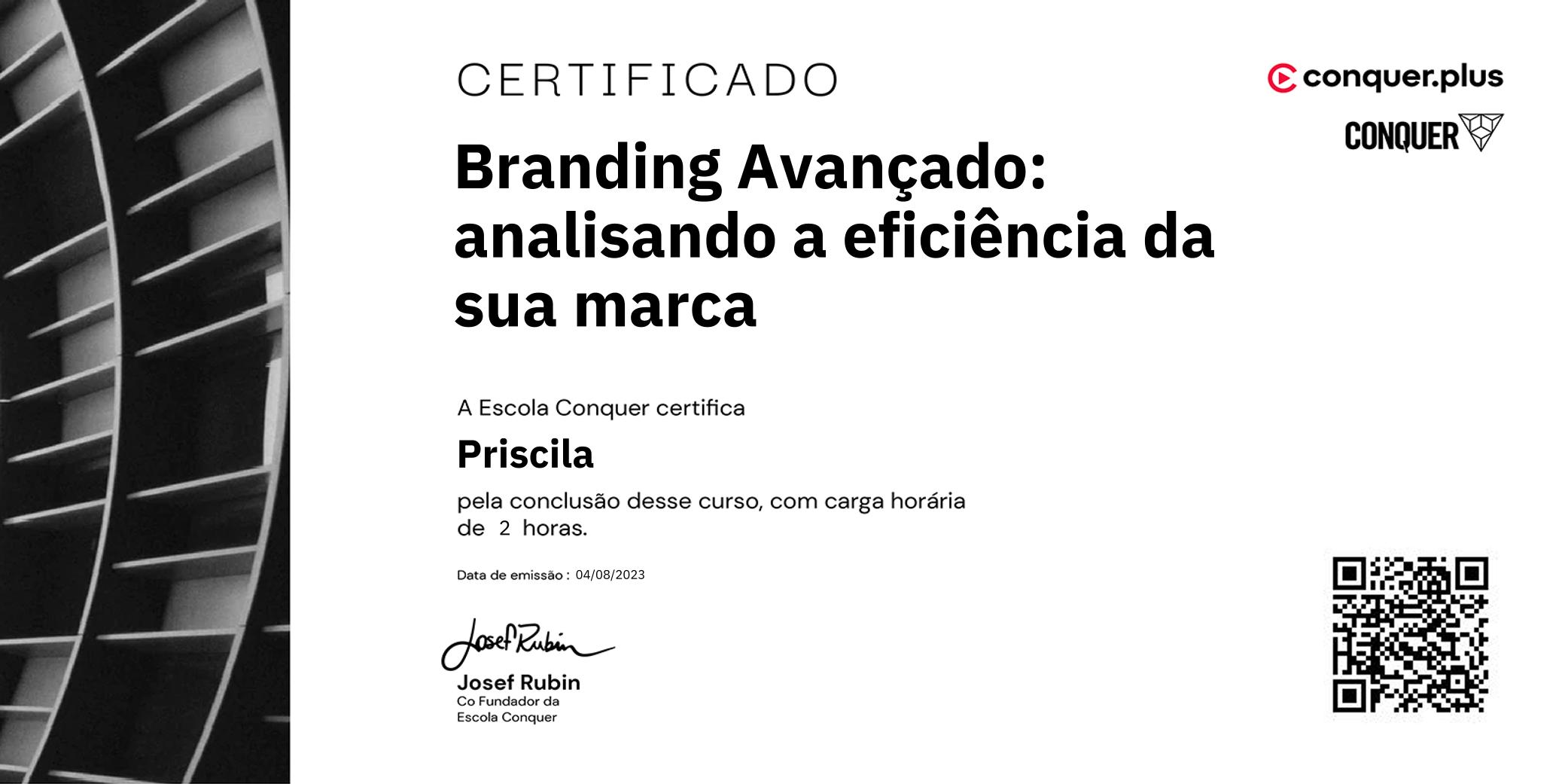 Certificado de Branding Avançado: analisando a eficiência da sua marca