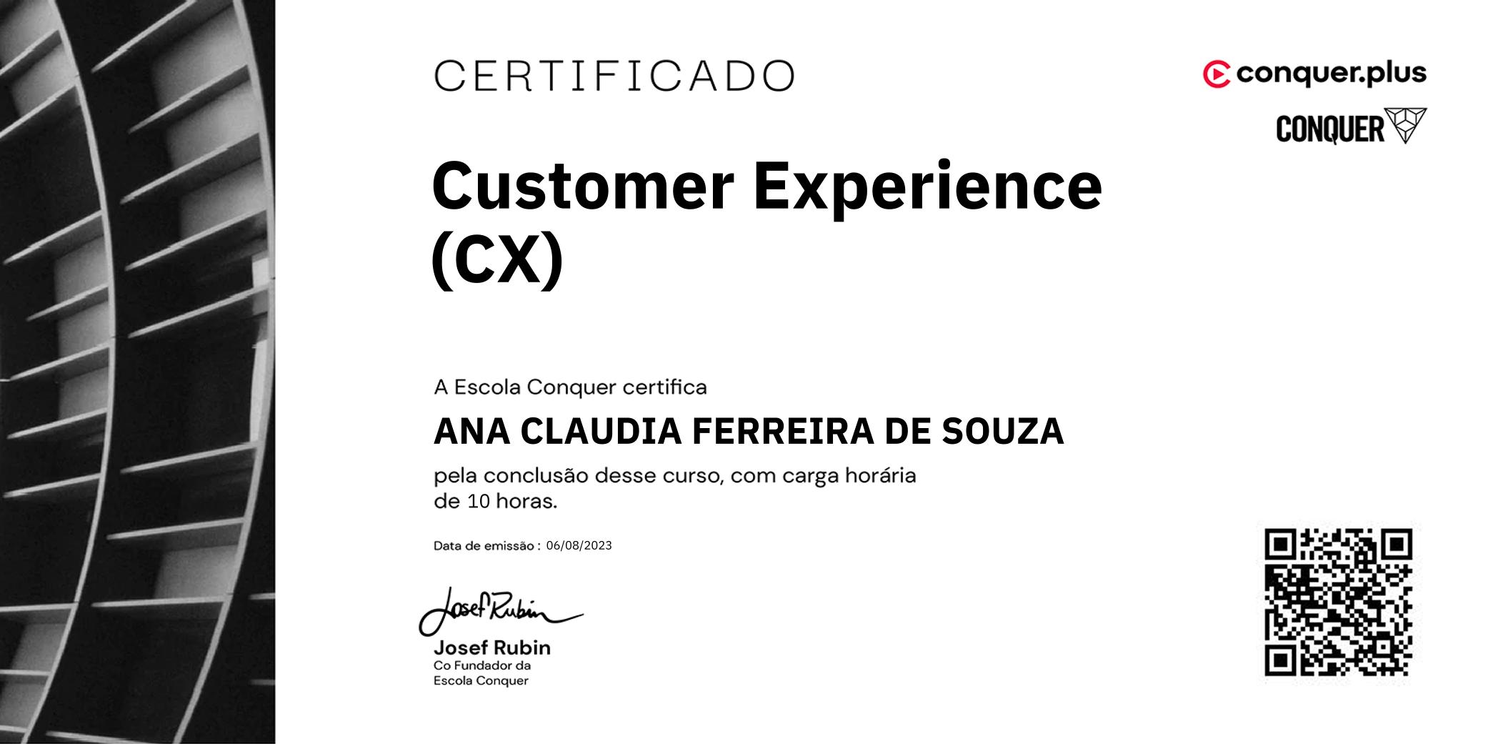 Certificado de Customer Experience (CX)