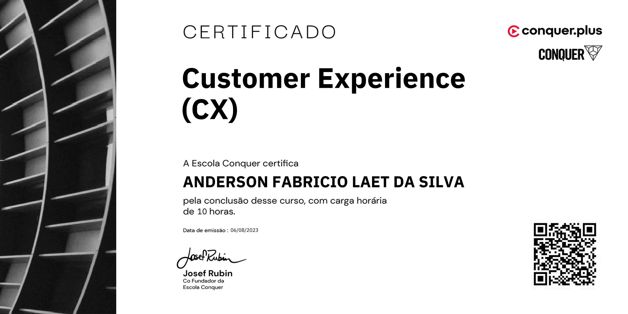Certificado de Customer Experience (CX)