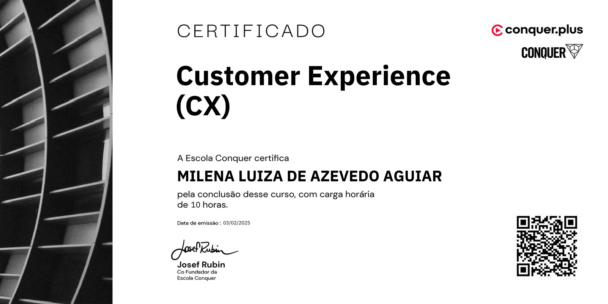 Certificado de Customer Experience (CX)