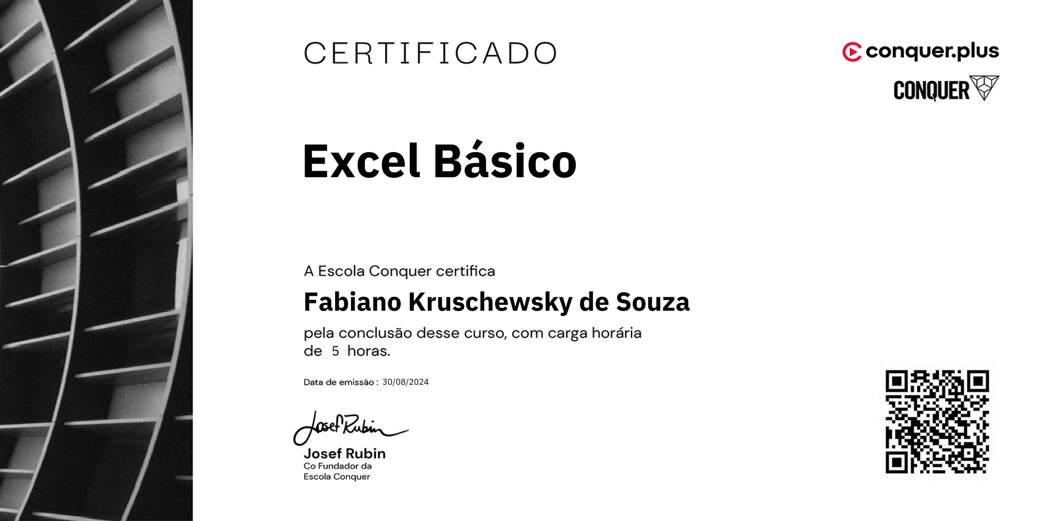 Certificado de Excel Básico