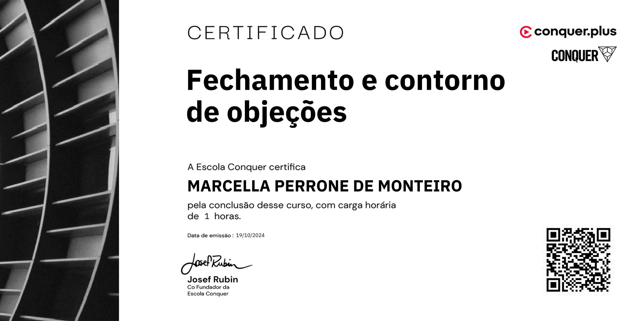 Certificado de Fechamento e contorno de objeções