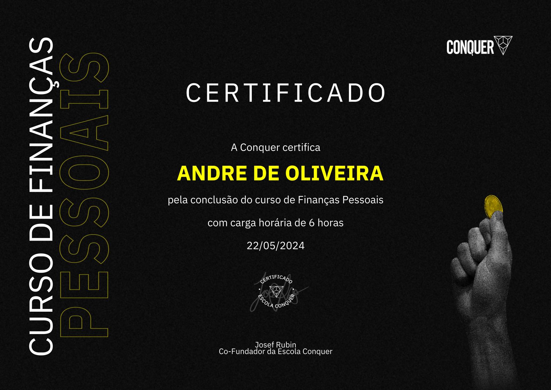 Certificado de Finanças Pessoais