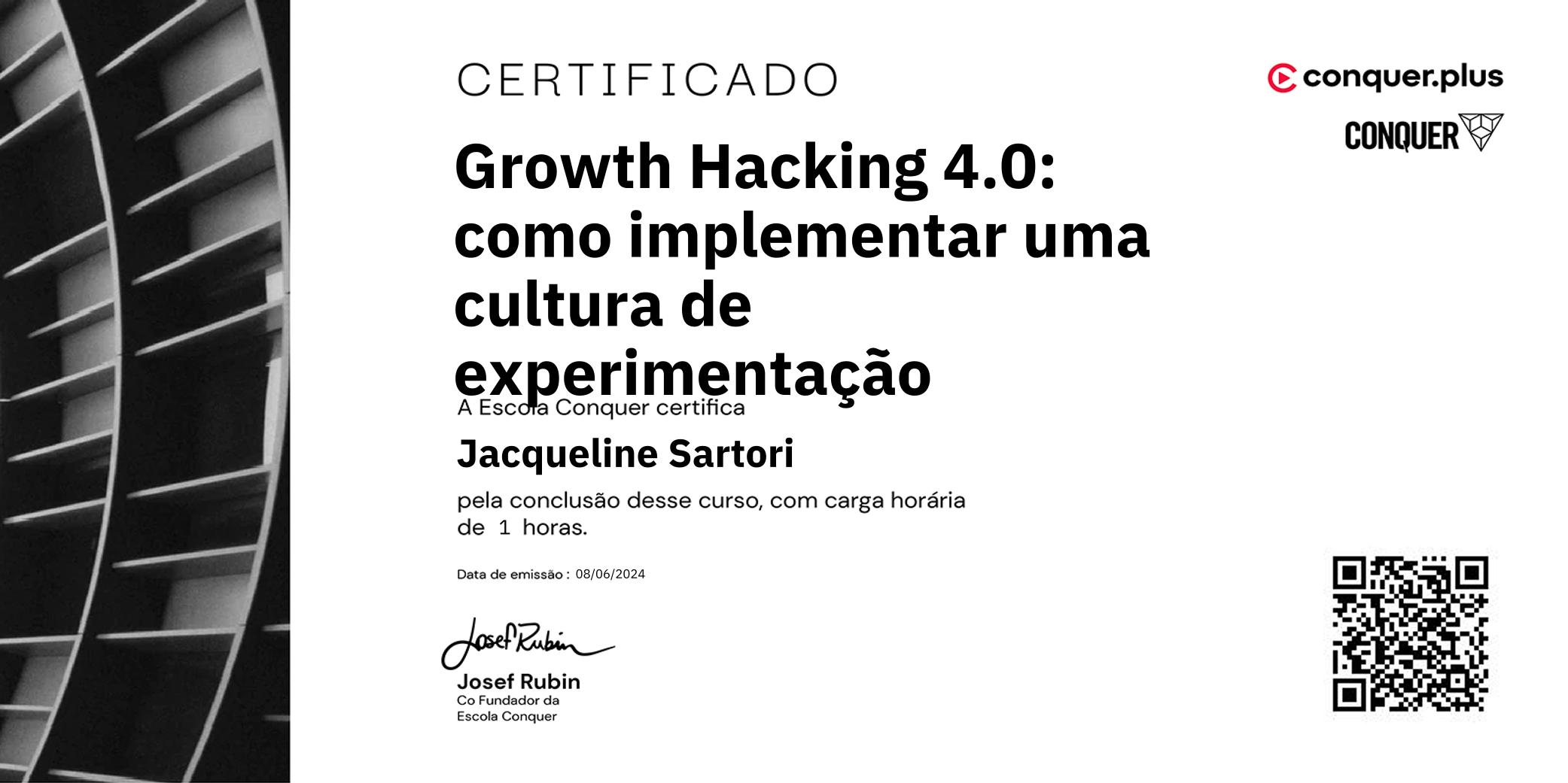 Certificado de Growth Hacking 4.0: como implementar uma cultura de experimentação