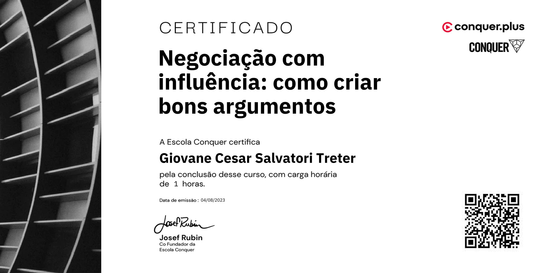 Certificado de Negociação com influência: como criar bons argumentos
