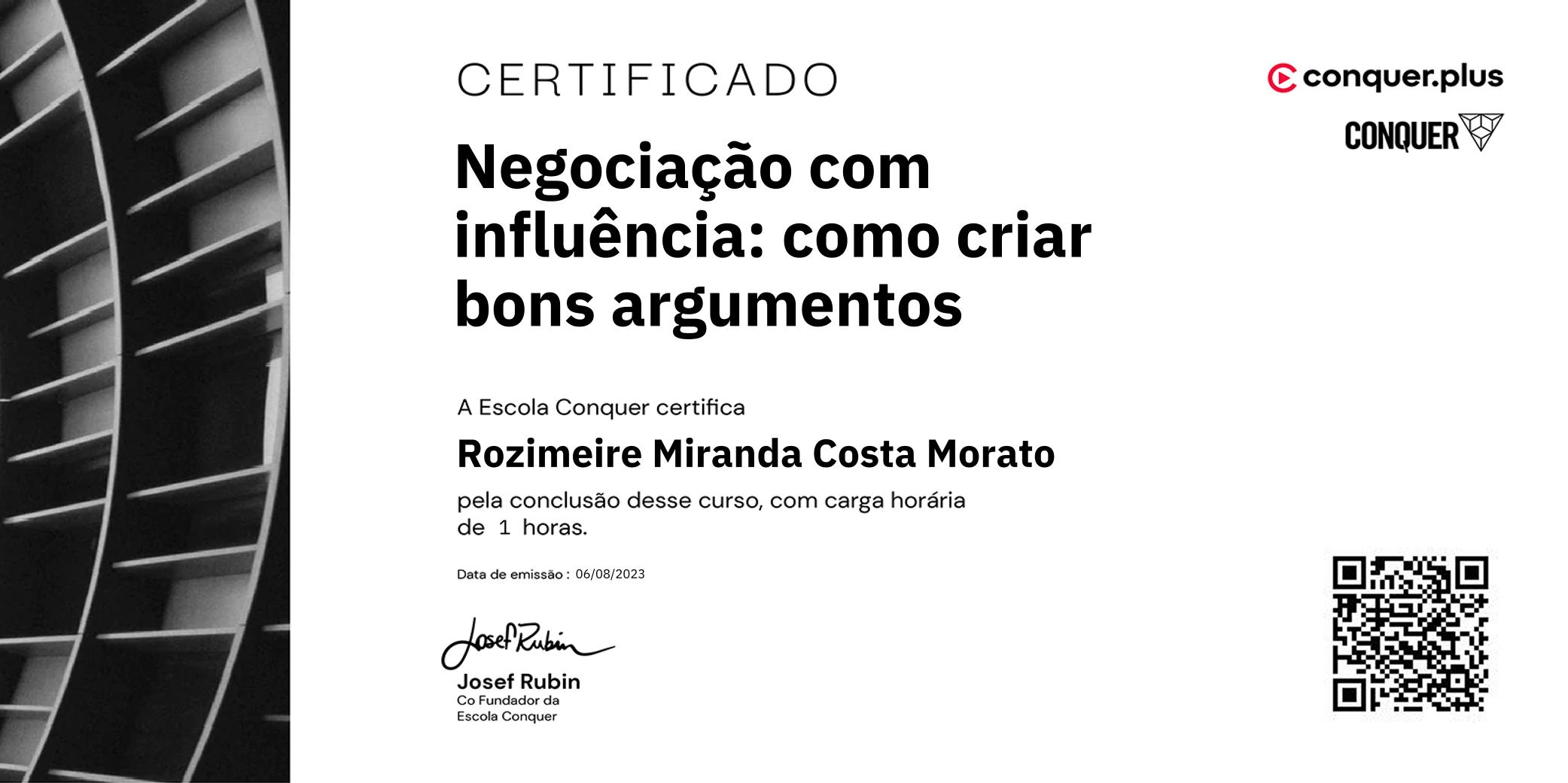 Certificado de Negociação com influência: como criar bons argumentos