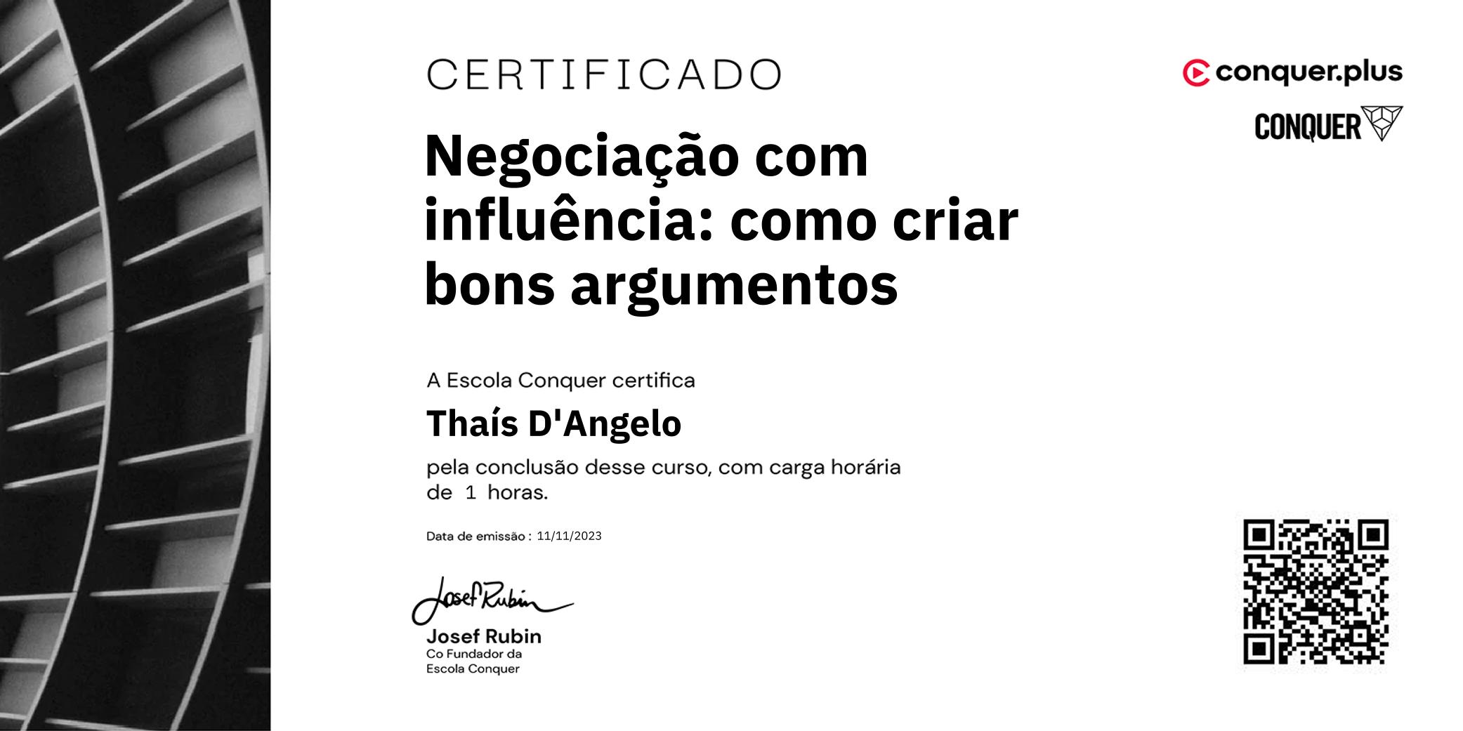 Certificado de Negociação com influência: como criar bons argumentos