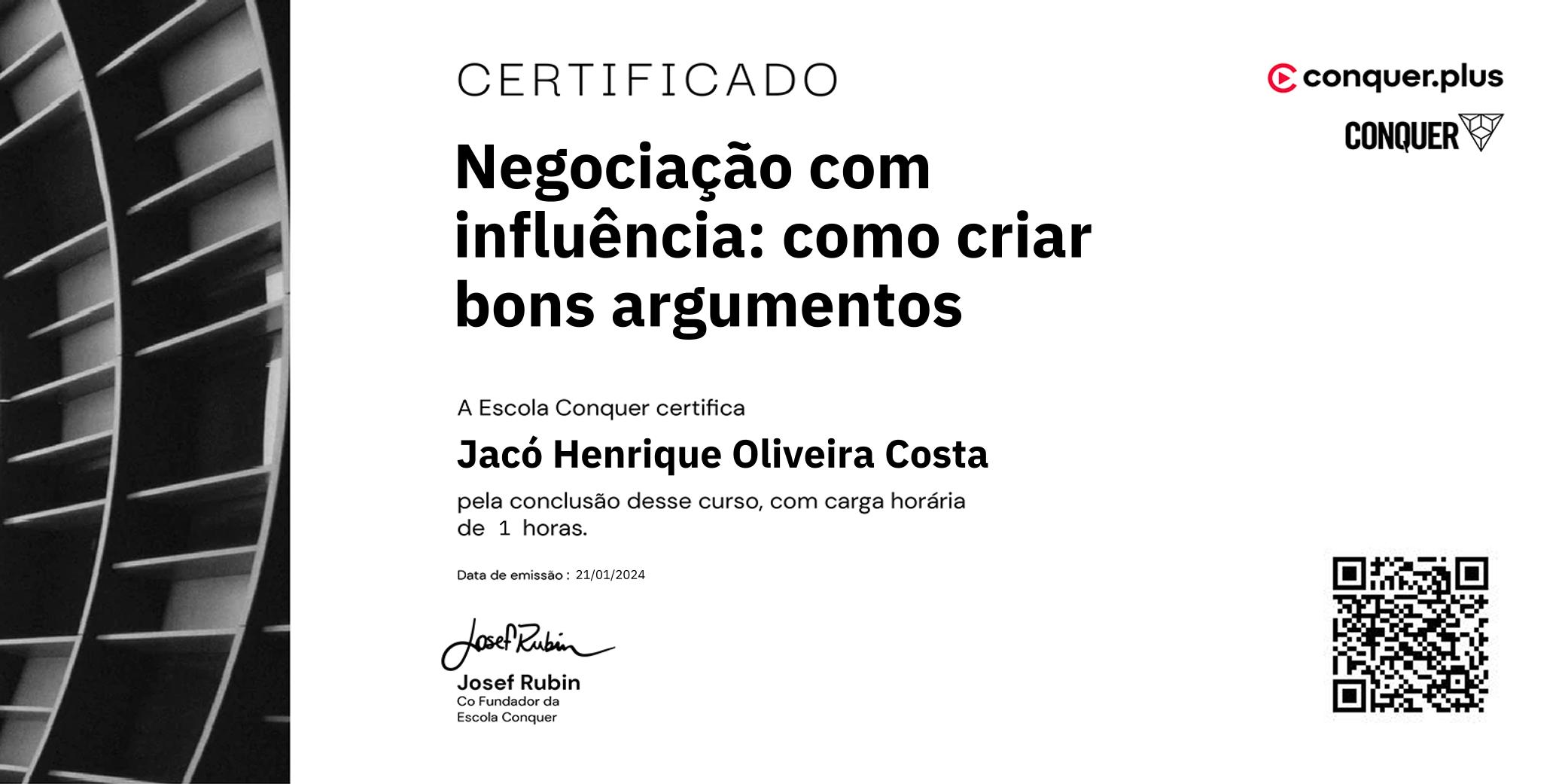 Certificado de Negociação com influência: como criar bons argumentos