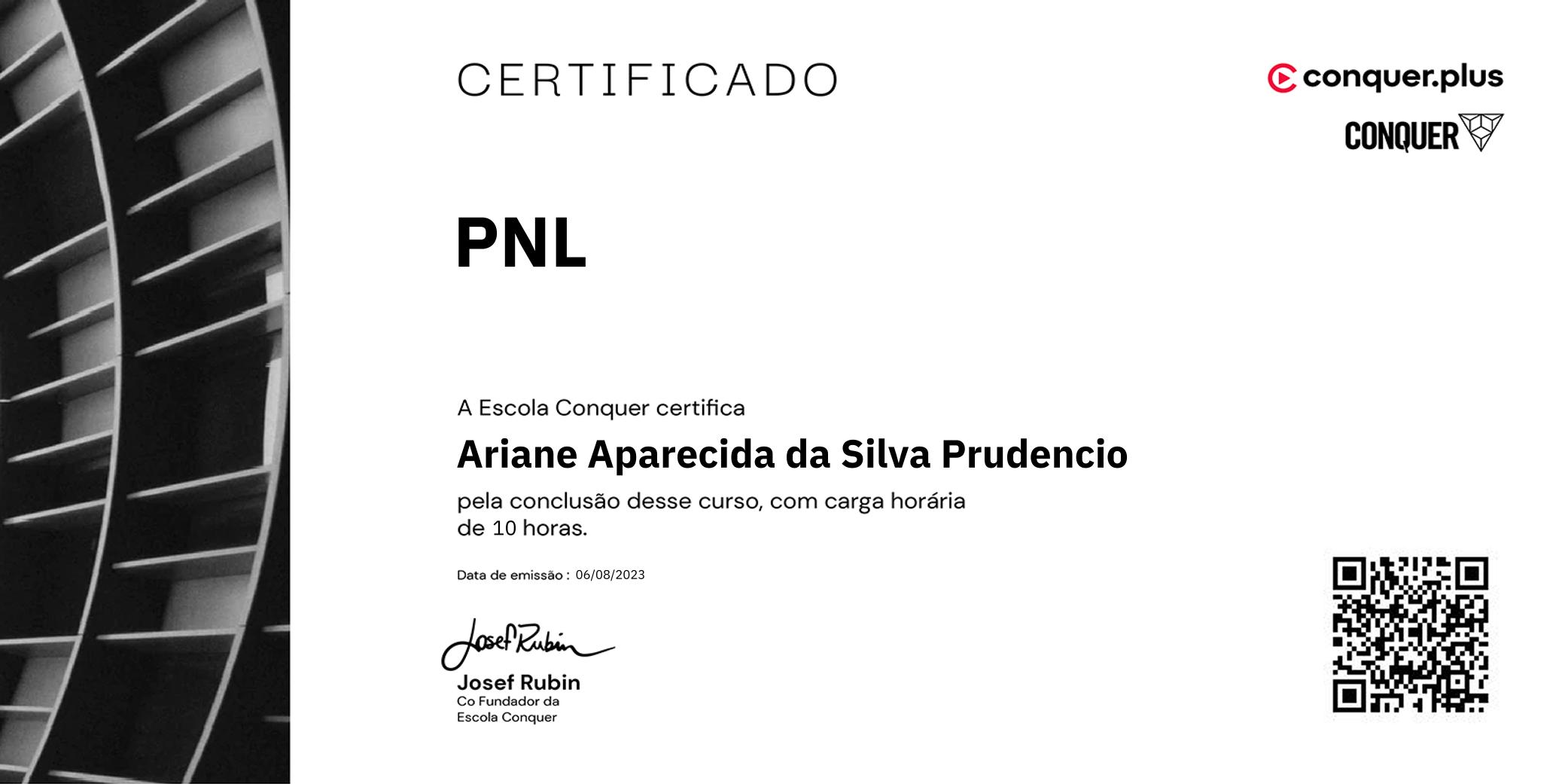 Certificado de PNL