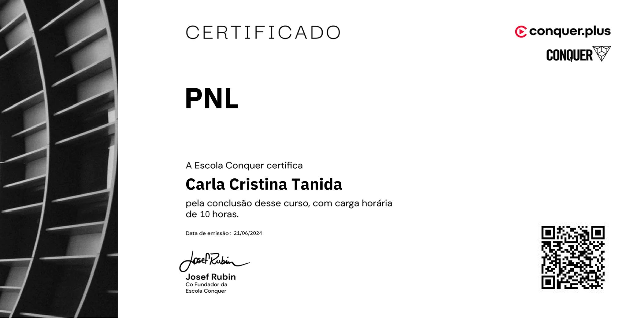 Certificado de PNL