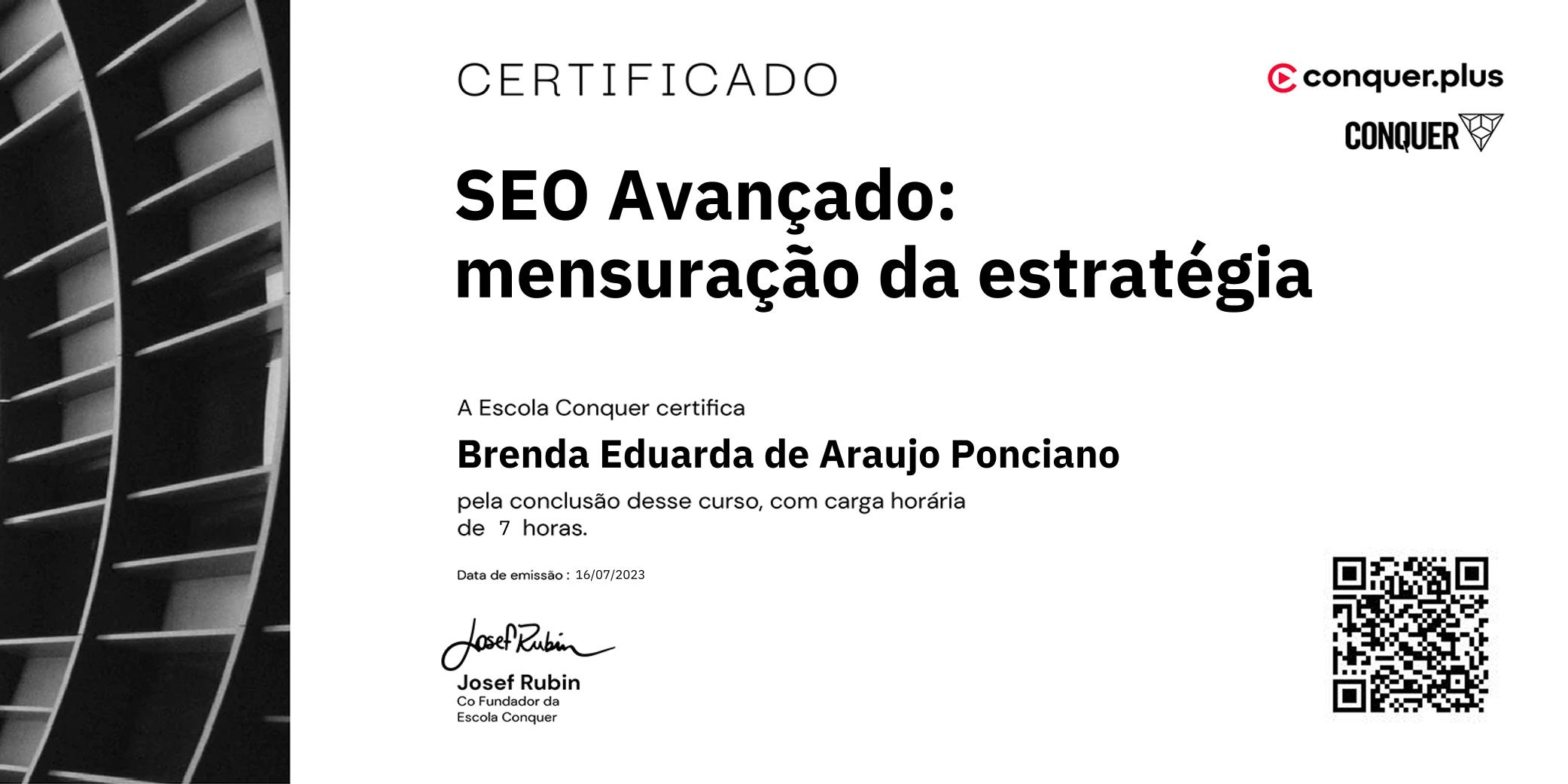 Certificado de SEO Avançado: mensuração da estratégia