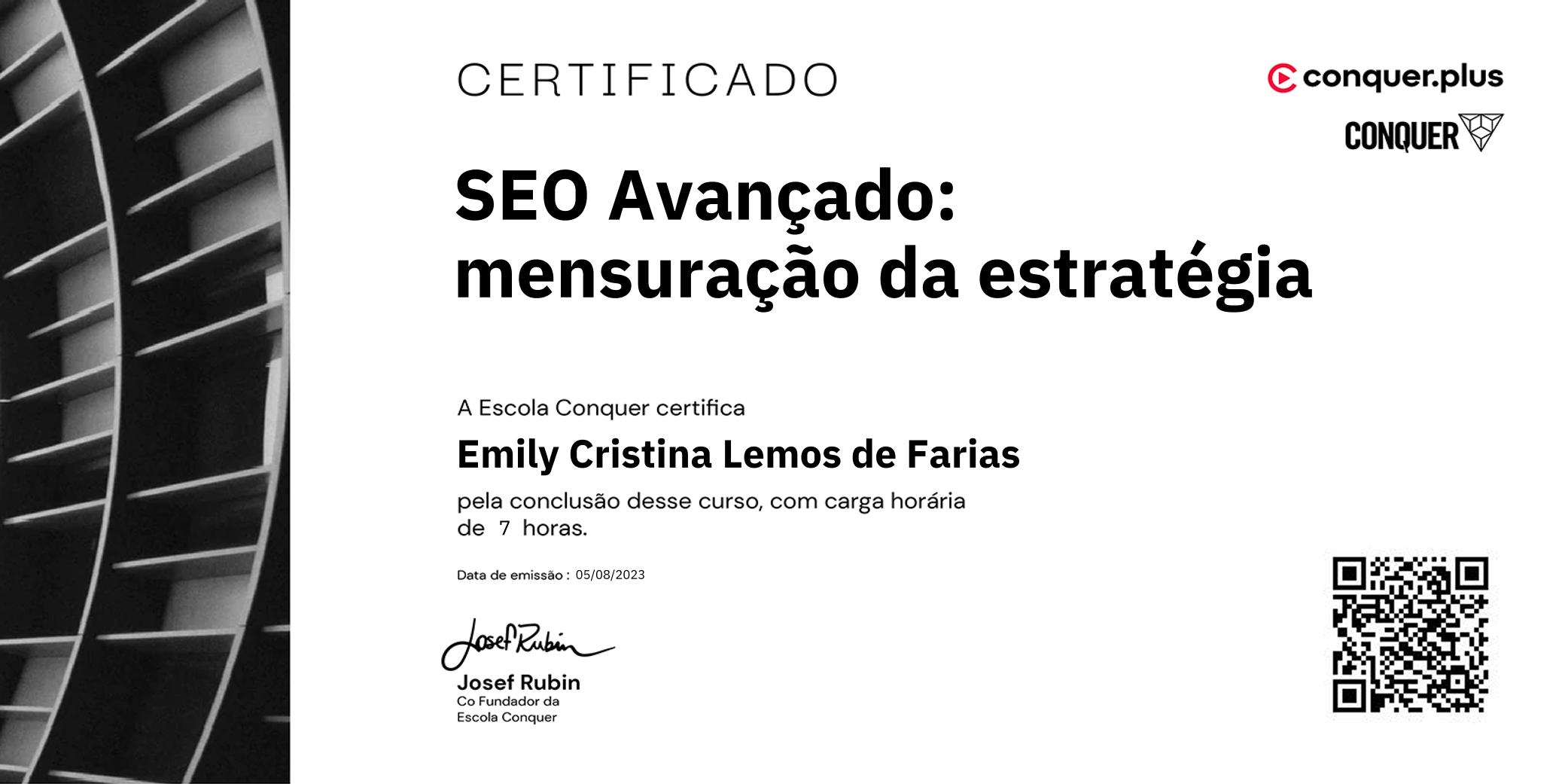 Certificado de SEO Avançado: mensuração da estratégia