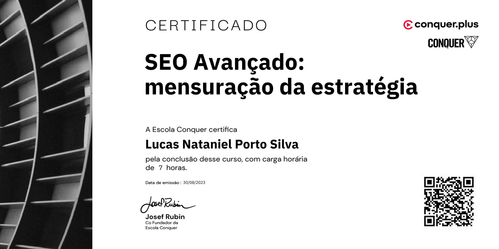 Certificado de SEO Avançado: mensuração da estratégia