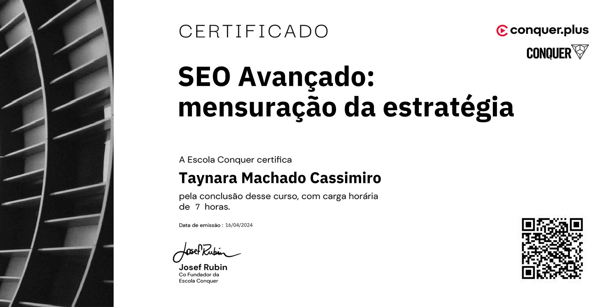 Certificado de SEO Avançado: mensuração da estratégia