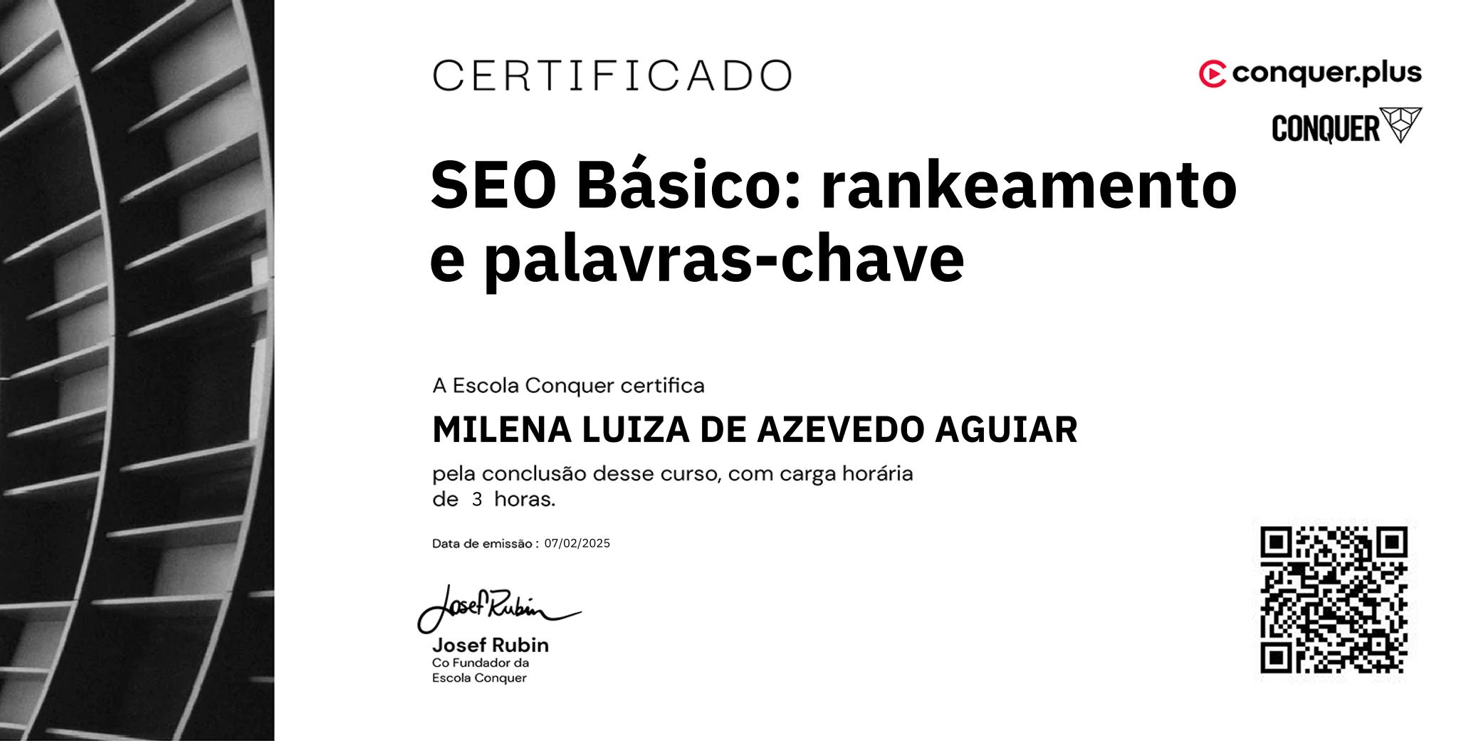Certificado de SEO Básico: rankeamento e palavras-chave