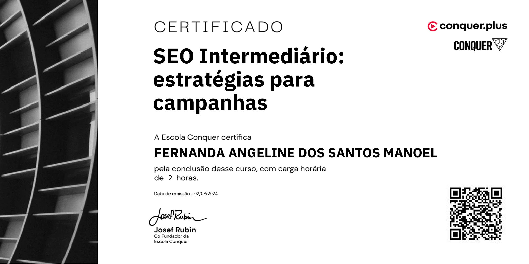 Certificado de SEO Intermediário: estratégias para campanhas