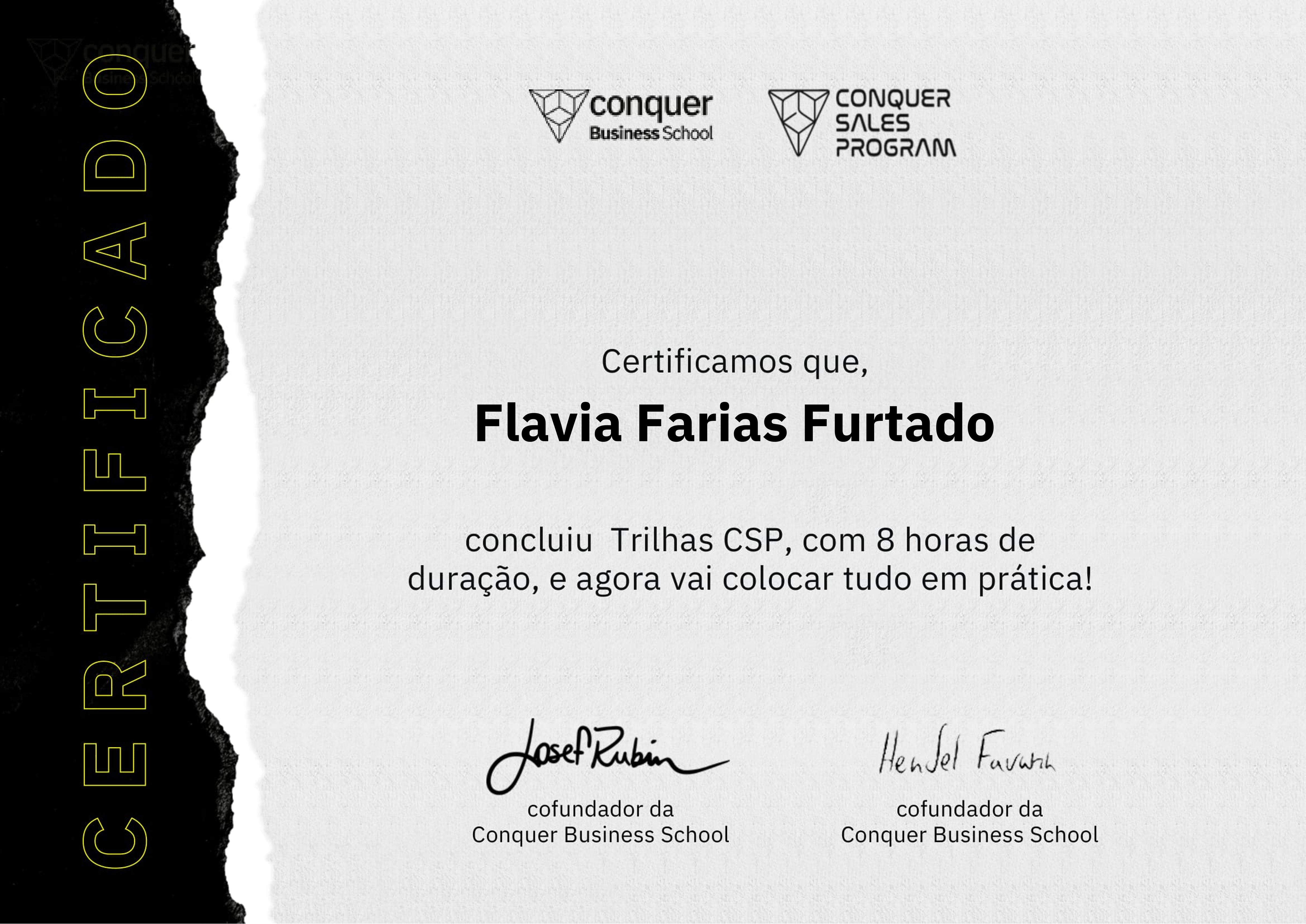 Certificado de Trilhas CSP